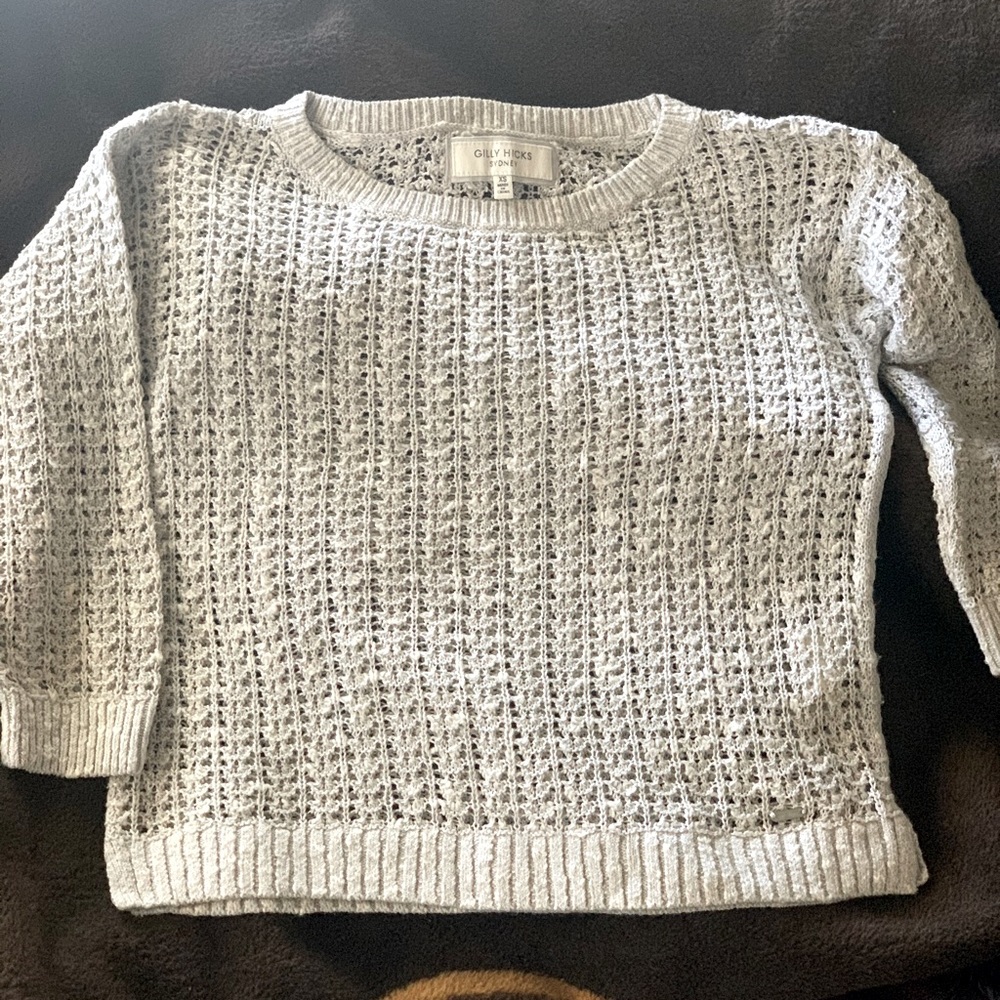 GILLY HICKS unworn. Lacy stitch lightweight cropped top